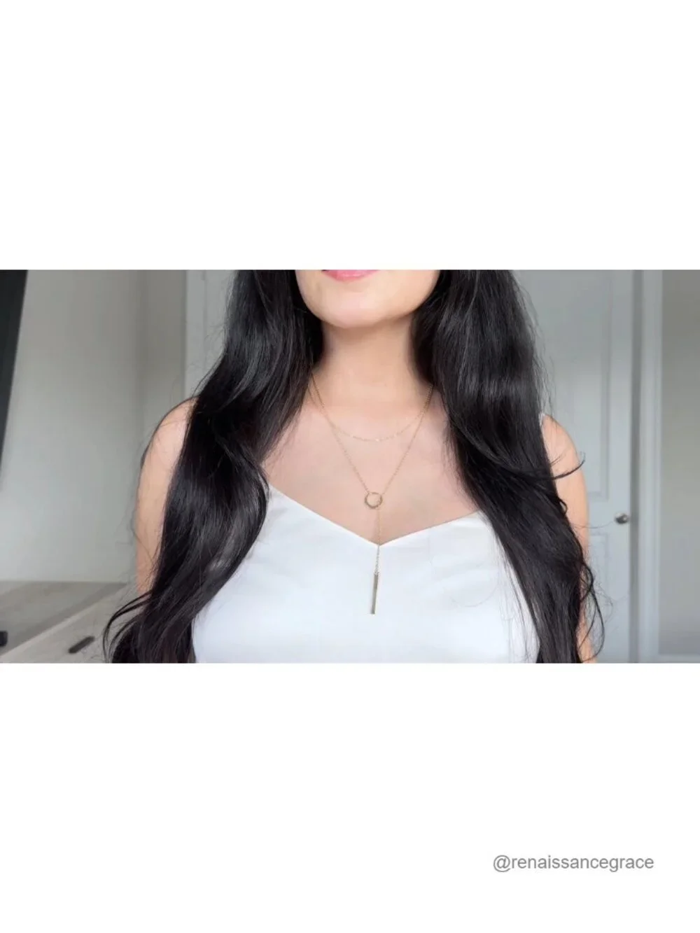 14K Gold Plated Lariat Y Necklace Layered Set Hypoallergenic Lobster Clasp